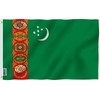 ANLEY Fly Breeze 3x5 Feet Turkmenistan Flag - Vivid Color