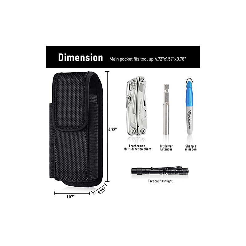 Sheath Compatible with Leatherman Wave Plus Wingman Surge Rebar Multi