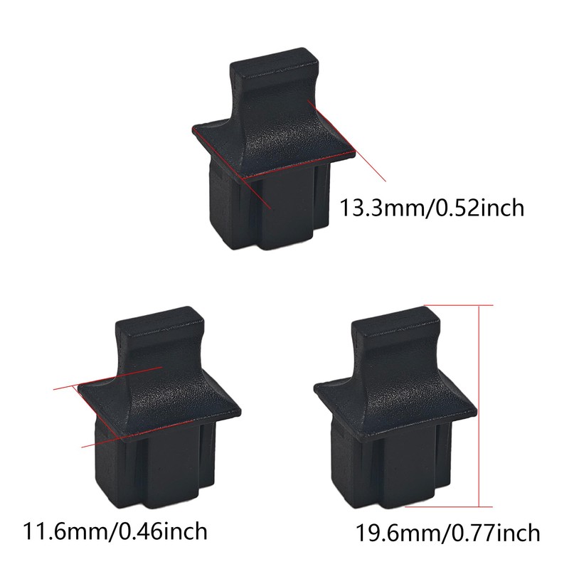 PDETVEO 20PCS RJ45 Port Dust Covers, Plastic Network Protector Caps