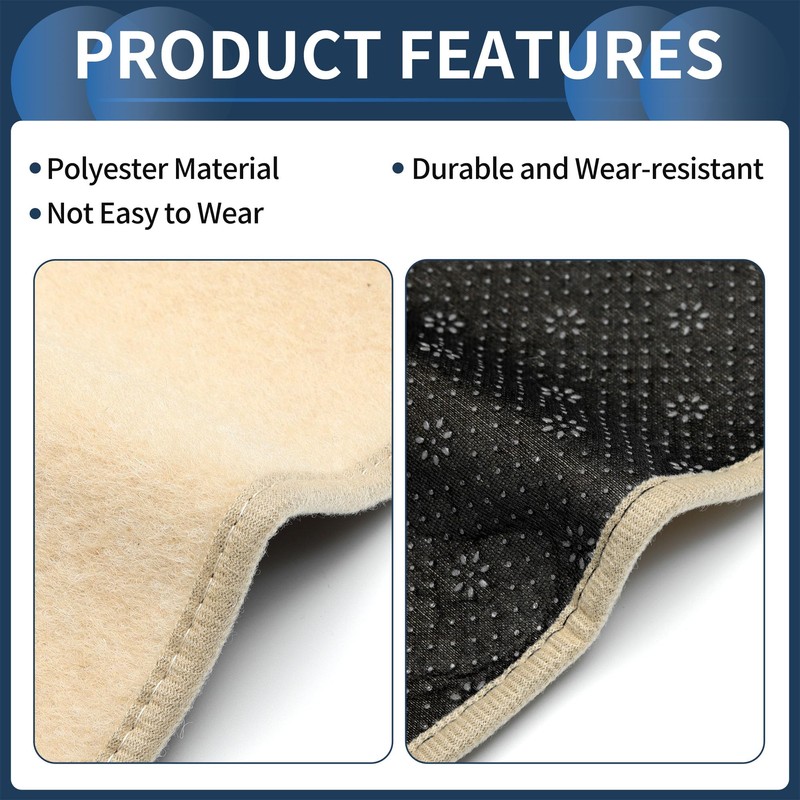 INFINAUTO Dashboard Cover Dash Cover Mat Carpet for Chevy Silverado