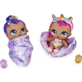 Magic Blanket Babies, Surprise Plush Baby Doll with Over 80 Sounds and Reactions, Purple Blanket (Style May Vary), Kids Toys for Girls Ages 4 and up