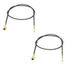 LDEXIN 2pcs 99cm / 3.2ft Metal Flexible Inner Shaft Cable