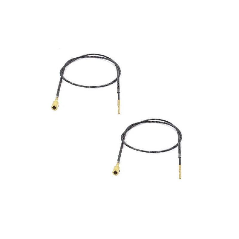 LDEXIN 2pcs 99cm / 3.2ft Metal Flexible Inner Shaft Cable