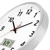 Foxtop Wireless Digital Wall Clock 30 cm Kitchen Clock Radio
