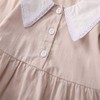 Salute Baby Girl Peter Pan Collar Romper Cotton Causal Long