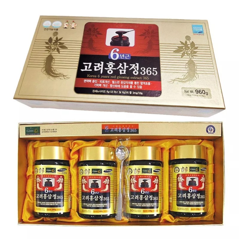 Korean 6 Years Red Ginseng Extract 365 [Express Ship] Korean