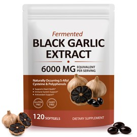 Fermented Black Garlic Extract Softgels, 120 Count