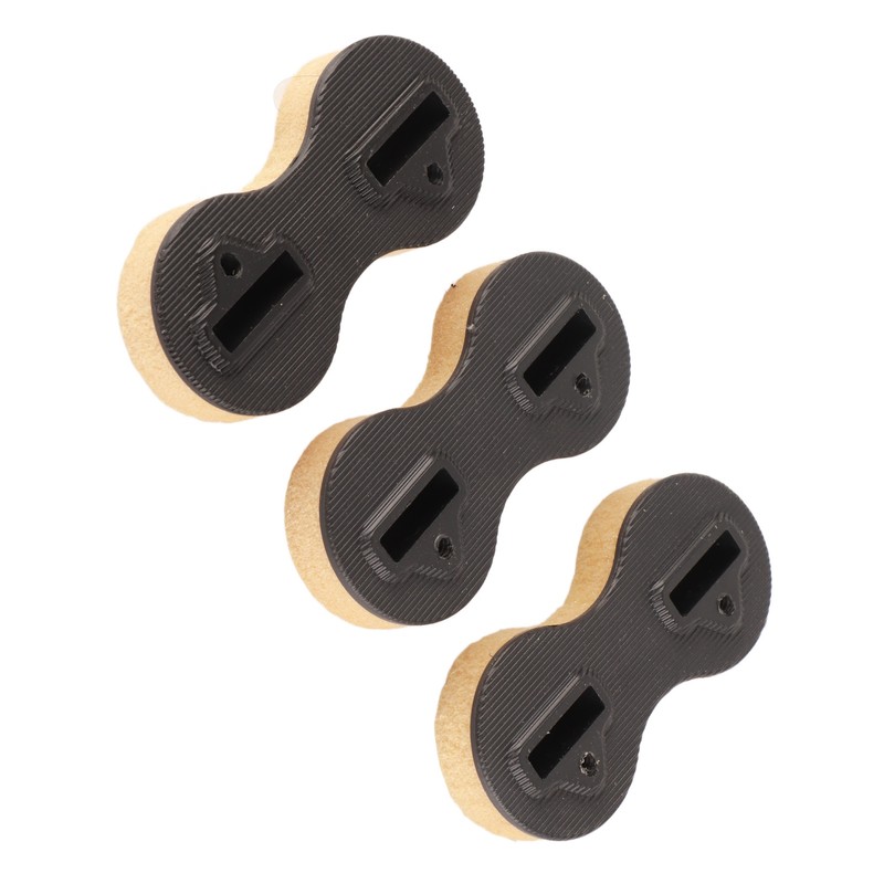 3 Pcs Surfboard Fin Box Round Cup Shape PVC Nine