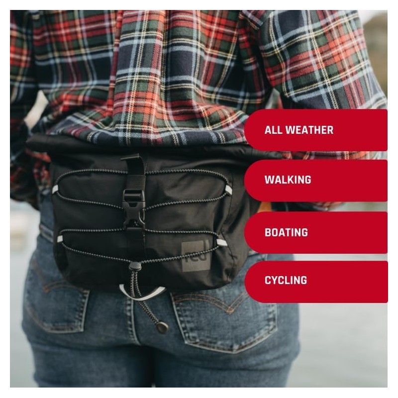 Red Original Lightweight Waterproof Cross Body Bag - All Weather,