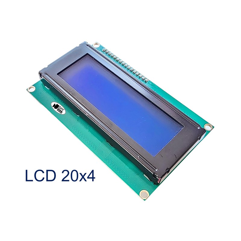 LCD 2004 I2C (TWI) 20x4 Display Module with Blue Backlight,