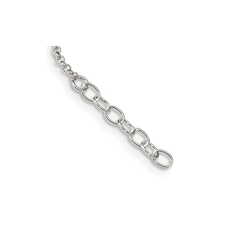 FB JEWELS Solid 925 Sterling Silver Starfish Dangles 9 Inch