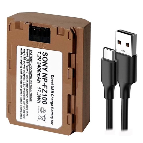 Synergy Digital Camera Battery, Compatible with Sony a1 II Mirrorless