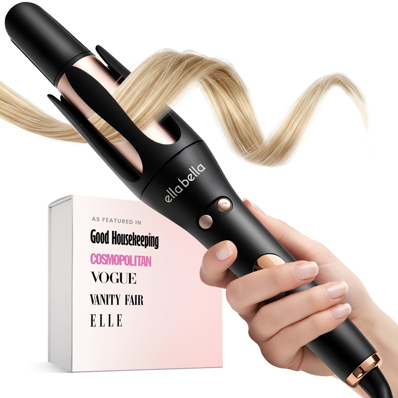 ELLA BELLA® Automatic Rotating Curling Iron • Auto Hair Curlers
