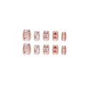 Mgmxbsth 30Pcs Press on Nails Short, Cute Nails Glossy Fake