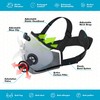 BASE CAMP M PRO Dust Mask, All day Comfortable Reusable