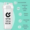 GYMSHAKER Protein Shaker 800 ml - Honeycomb Structure Strainer for