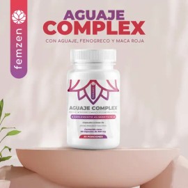 Aguaje Complex 90 Cápsulas Fenogreco Maca Roja Pack 2 Piezas