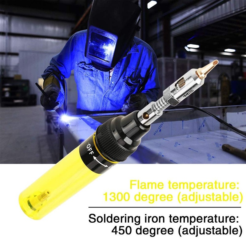Cordless Butane Iron - Mini Torch Pen, Gas Blowtorch for