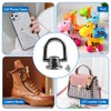 Pack of 20 D Ring Stud Screw Head with Screw,