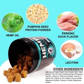 REBODUM Calming Treats For Dogs, 150 Count Calming Chews for Dogs - Reduce Stress Relief, Separation, Barking - 100% Natural Ingredients Dogs Calming Treats