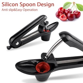 Ruibo Cherry Pitter Tool And Olive Pitter Remover Stoner Manual Kitchen Gadget Black
