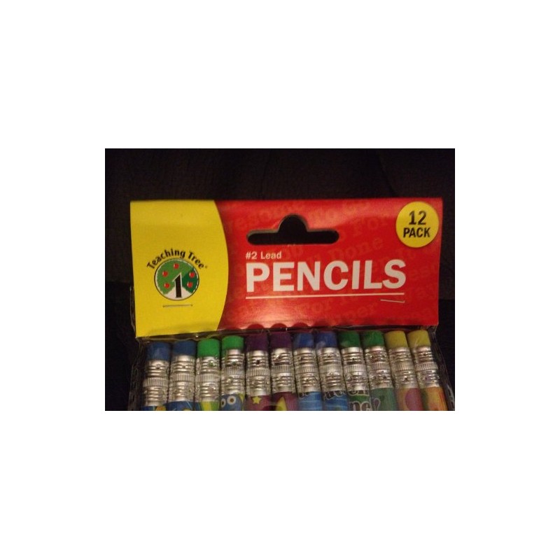 12 Kid's Pencils for Teachers - Great for Giveaways!