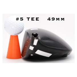 #5 Size 49mm BUCCI GOLF Simulator tees Individual #5 Size 6 Pack (#5 49mm six Pack of tees with Holder)