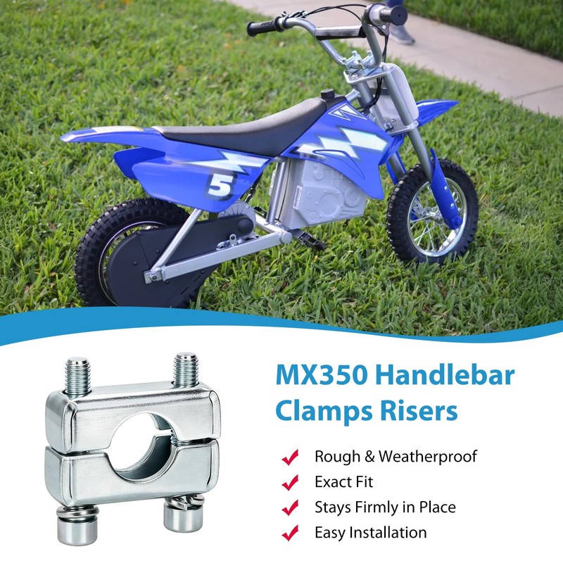 MX650 Handlebar Risers for Razor MX350 MX400 ZR350 MX650 MX500