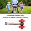 Fockety Adjustable Height Walker Wheels with Ski Glides for Most