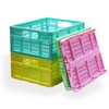 PTEREIW 4 Pack 20L Large Closet Storage Baskets Bins for