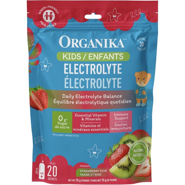 Organika Kids Electrolyte Powder – Sugar-Free Hydration with Vitamin C
