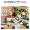 comforder Unscented Candle Sand with Wicks, Pearled Candle, Wax Granules,
