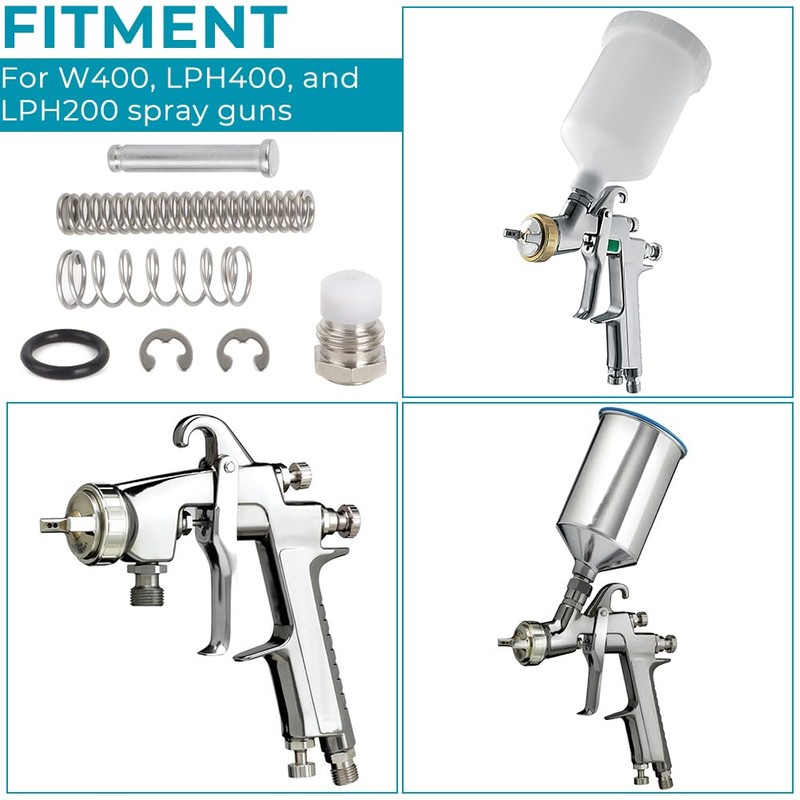 AUTOVIC Spray Gun Rebuild Kit for W400 LPH400 LPH200 Spray