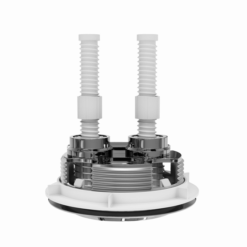 HOROW Chrome Toilet Flush Button, Standard Size Toilet Tank Button