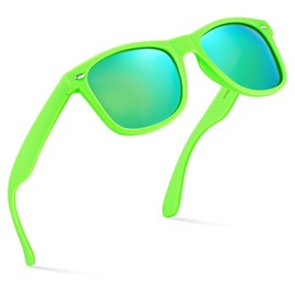 Retro Rewind Polarized Sunglasses for Men and Women - UV Protection Classic Mens Womens Sun Glasses - Cool Vintage 80s Shades