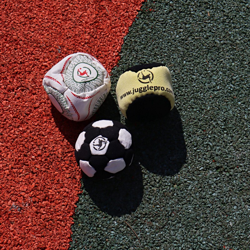 Juggle Pro Footbag Discover 3 Pack Ultra Suede and Faux