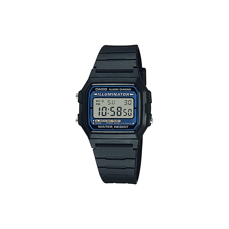 Casio Watch, Collection, Digital Resin, black/F-105, Newest model