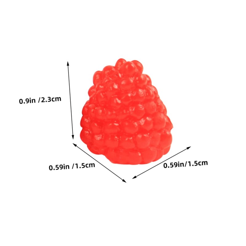 Vaguelly 16pcs Simulation Fruit Model Decorations Fruits Decorate Fruitful Plastic