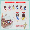 Kayzyue 60 Pcs Little Jesus Figurine Mini Jesus Figures Easter