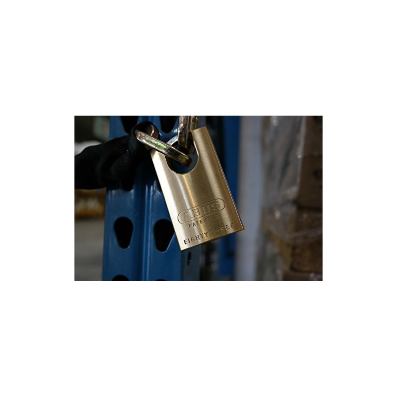 ABUS 83CS/45 300 Schlage Brass Rekeyable Padlock, Zero Bitted