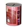 Money Box Money Paper Coin Banknotes Made of Metal Do