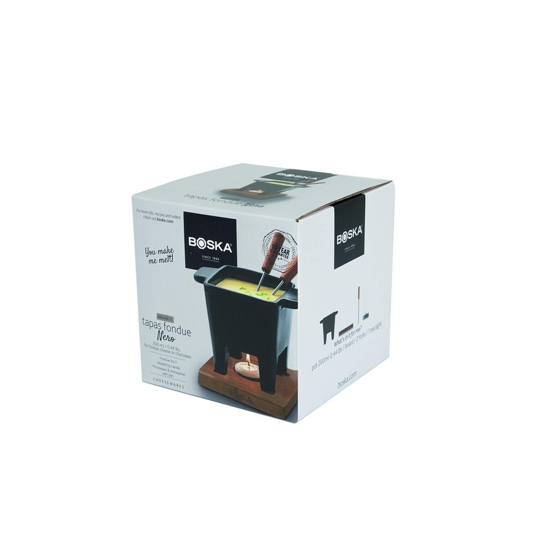 Boska Holland Tealight Fondue Set, For Cheese or Chocolate, Tapas,