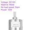 DMiotech Micro DC 12V 5RPM Geared Motor with Bracket Gear