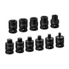 CASOMAN 3/8-inch Drive Pipe Plug Socekt Set, SAE, CR-MO, Tapered
