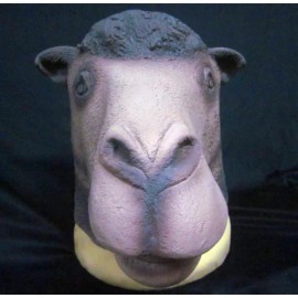 Grass Mud Horse Mythical Beast Head Mask Camel Animal Head M
