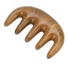 Scalping Massage Comb Handheld Green Sandalwood Massager Wide Tooth Scalping