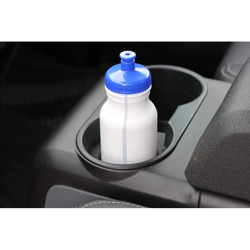 Sports Squeeze Plastic Water Bottles Push/Pull Cap 20 Ounce Bpa-Free
