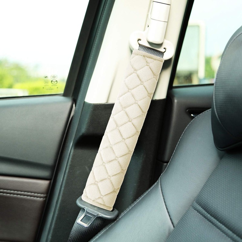 4 Pack Car Seat Belt Pads Seatbelt Protector Soft Comfort