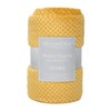 Dreamscene Luxury Waffle Mink Honeycomb Faux Fur Warm Throw Over