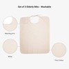 Ti TIN | Set of 3 White Bibs for Adults